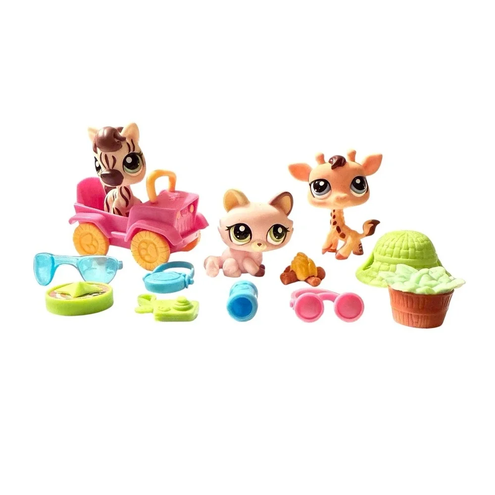 LPS Littlest Pet Shop Search 'n Safari Set 1488 1489 1490 Authentic 2011